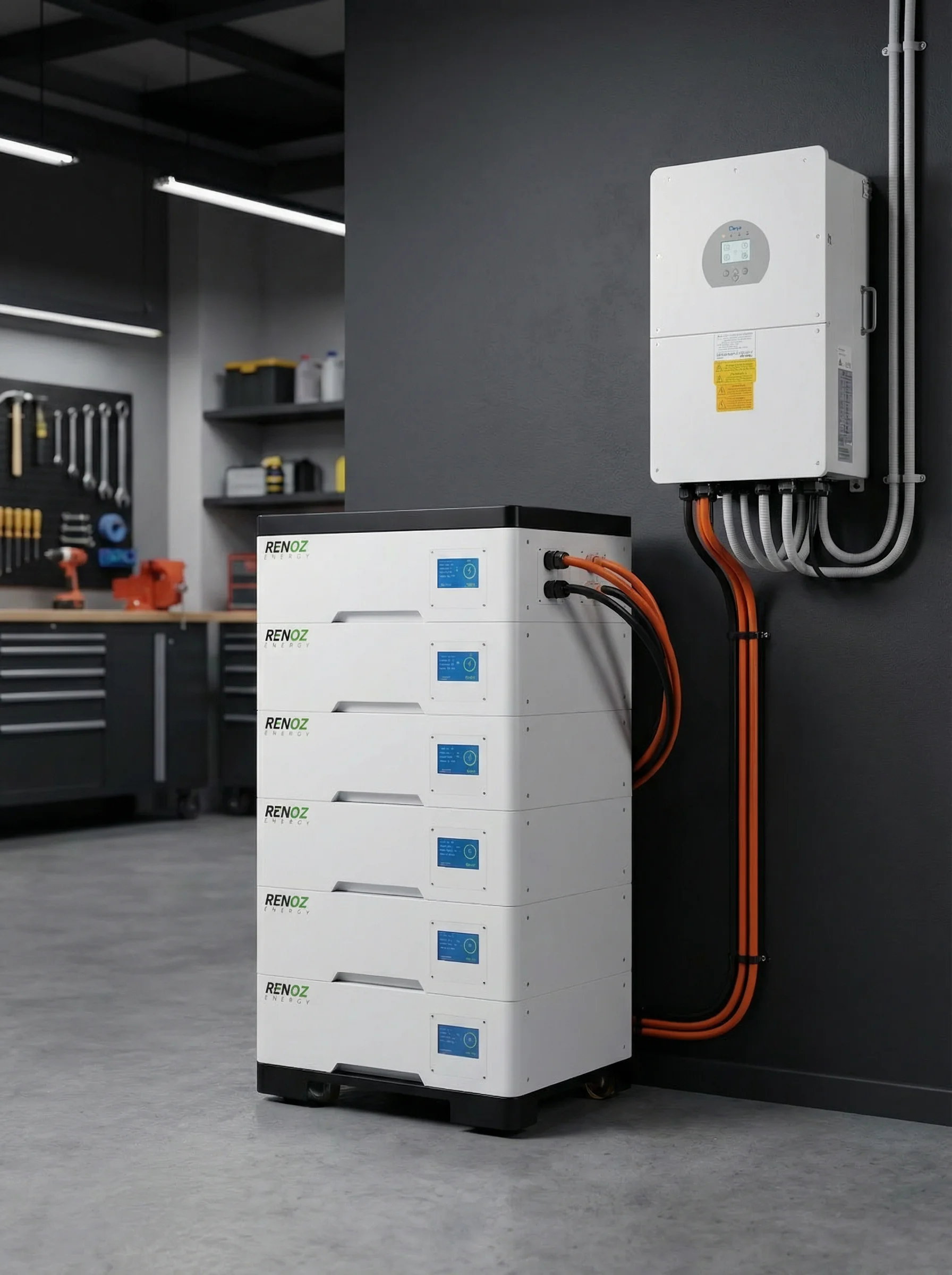 RENOZ LV System in Garage